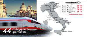 High speed trains Frecciargento network
