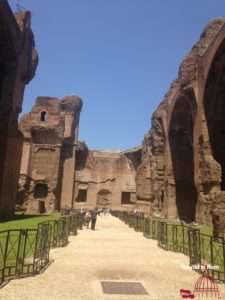 Ancient Rome In the thermal baths of Caracalla