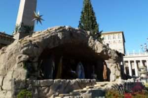 Rom Weihnachten Krippe Petersdom 2011