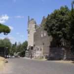Rom zu Fuß Appia Antica Mausoleum der Cecilia Metella