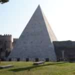 Roma zu Fuß Cimitero acattolico Pyramide