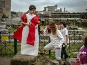 Roma con i bambini quiz al foro romano