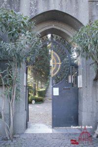 Aventine Testaccio Entrance to foreigners cemetery Rome