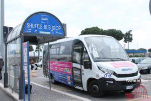 Rome Ciampino airport shuttle bus car rental