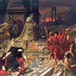 Il grande incendio di Roma, dipinto di Karl Theodor von Piloty