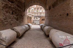 Colosseum travertine columns