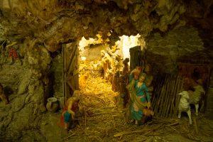 Rome Christmas crib of the street sweepers the Infant Jesus