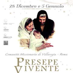 Living nativity missionary Villaregia Rome