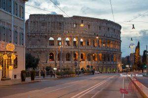 Roma Dicembre Colosseo