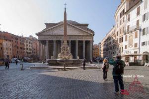 Rome February Pantheon morning