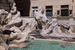 Fountain of love at the Trevi fountain