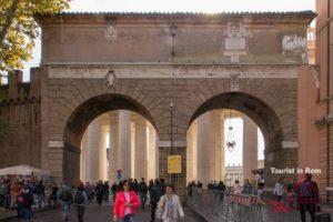 Rome Passetto the Porta Angelica