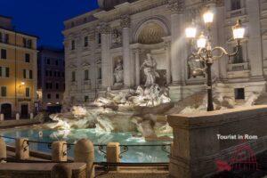 Rome October Trevi early morning